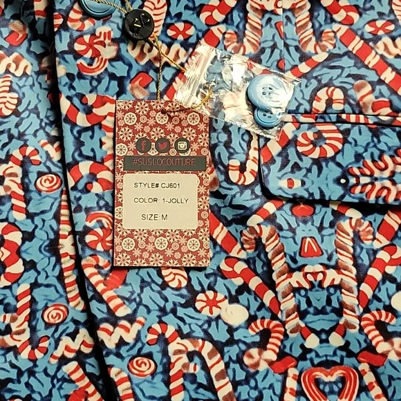 Suslo Couture Holiday Sports Coat sz M-40 - Picture 3 of 5